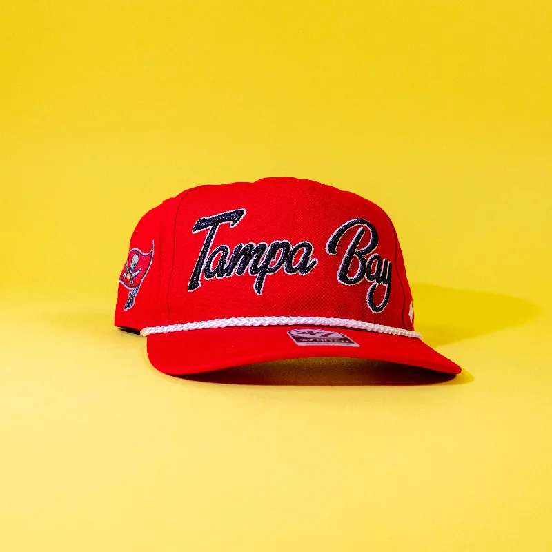 Bucs Red Overhand Snapback