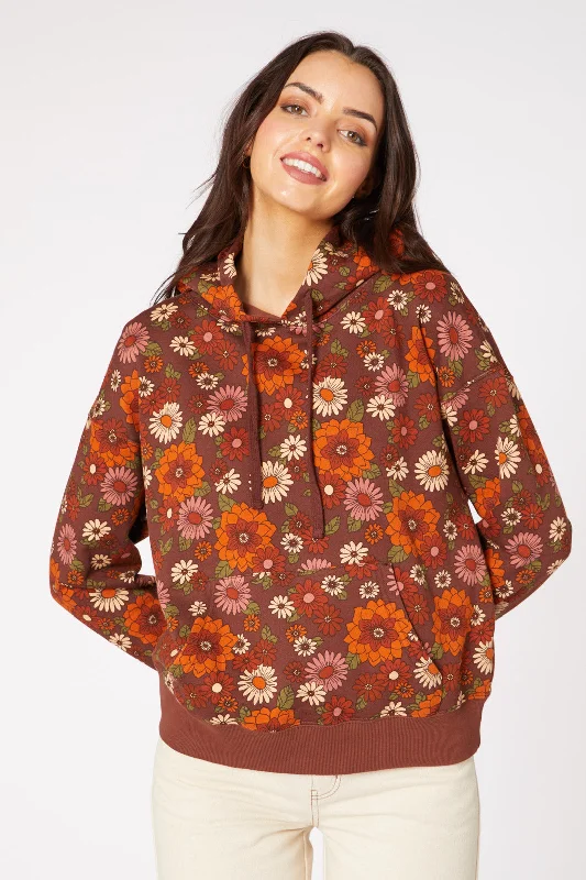 Lindy70S Floral Track Hoodie