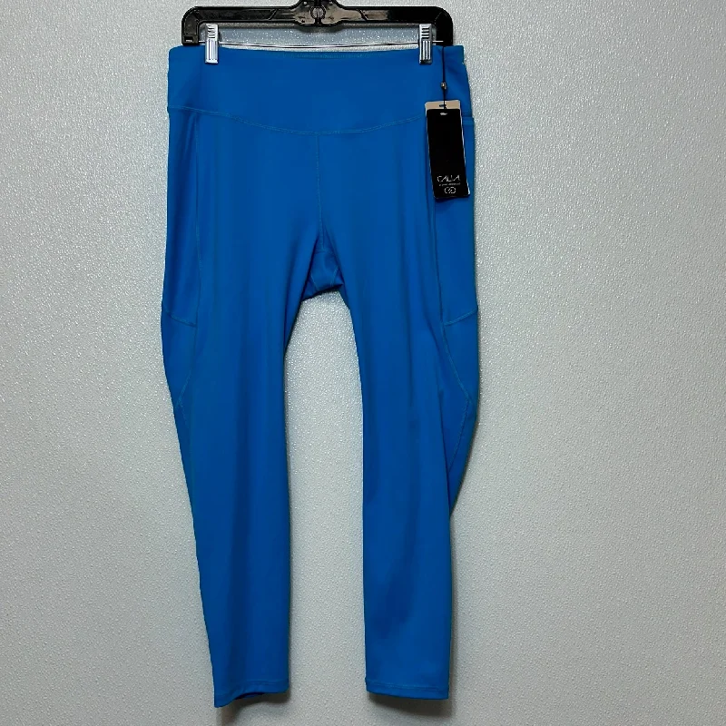 Athletic Leggings By Calia In Teal, Size: L