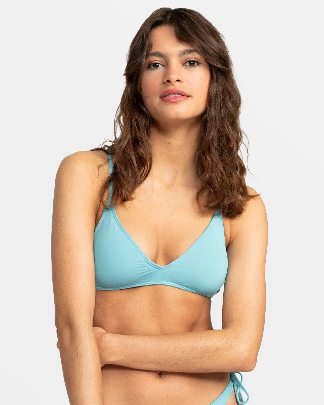 Beach Classics Athletic Triangle Bikini Top - Maui Blue