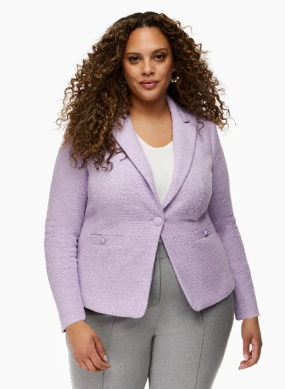 Single Button Front Blazer